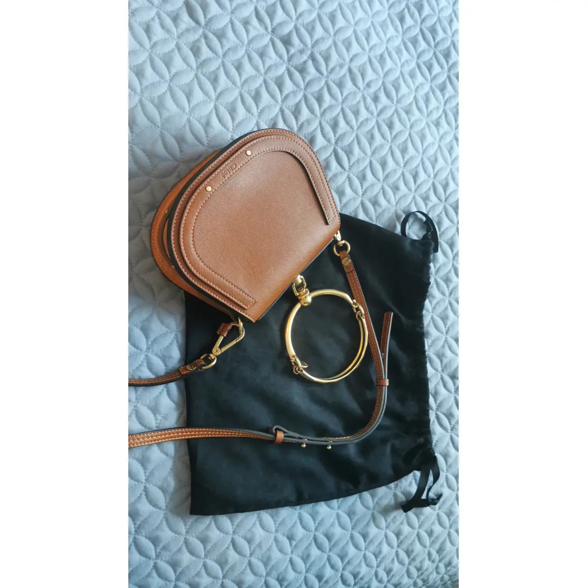 Buy Chloé Bracelet Nile leather crossbody bag online