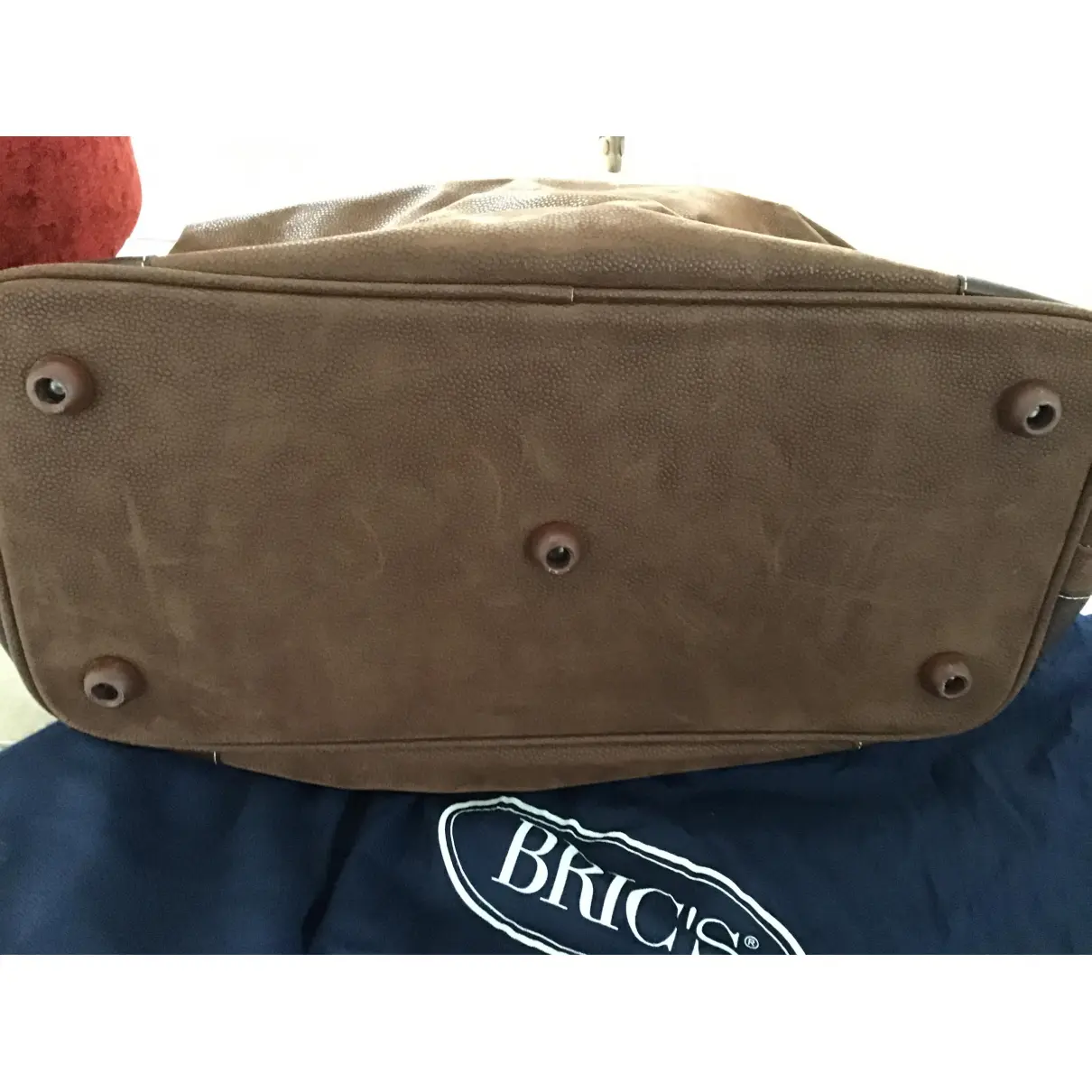 Leather travel bag Bric's - Vintage