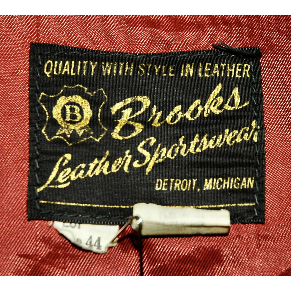 Leather vest Brooks - Vintage