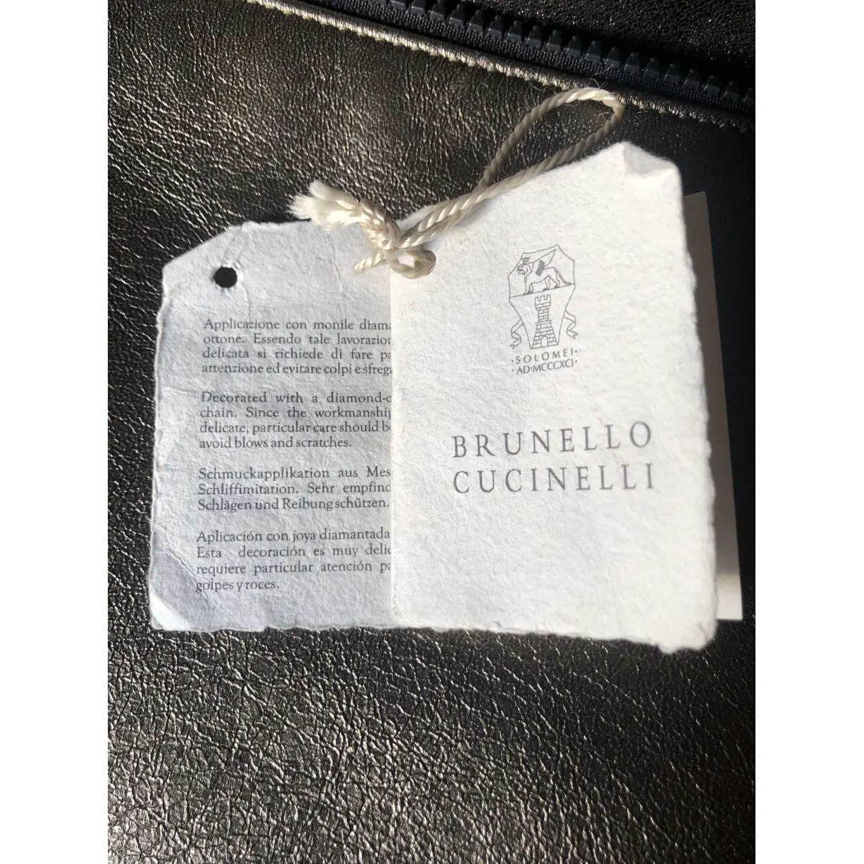 Leather tote Brunello Cucinelli