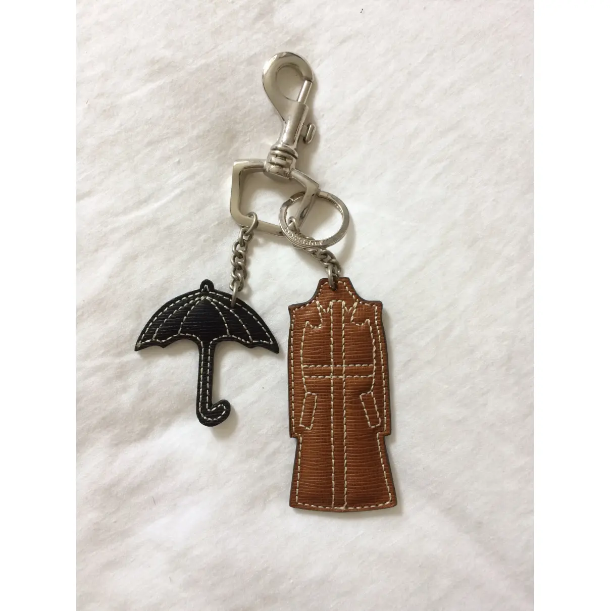 Buy Burberry Leather key ring online