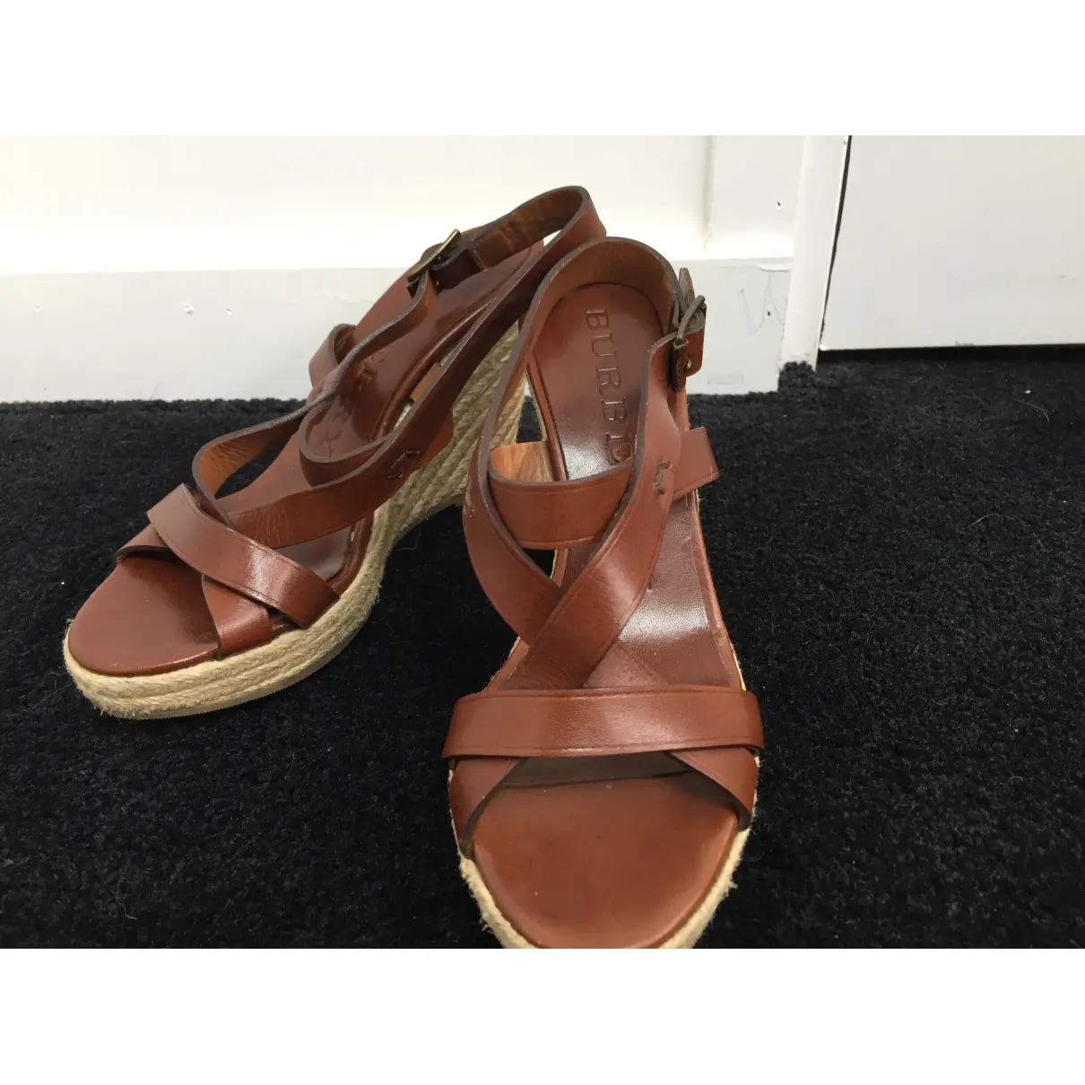 Burberry Leather sandals for sale