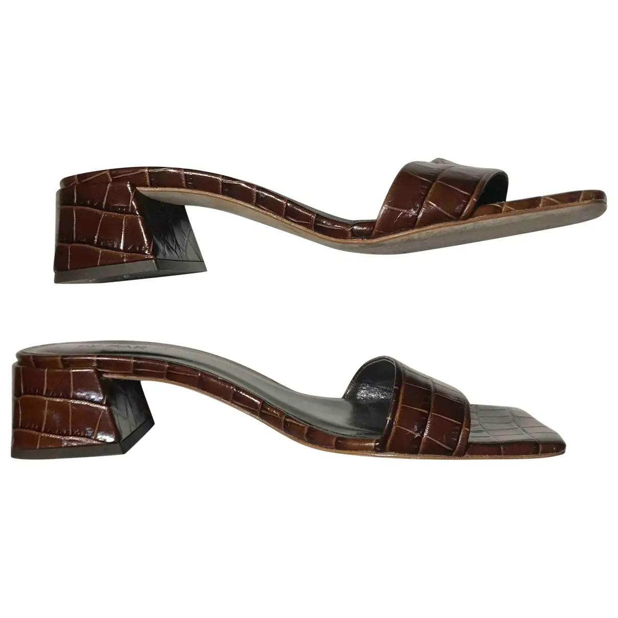 Leather mules By Far