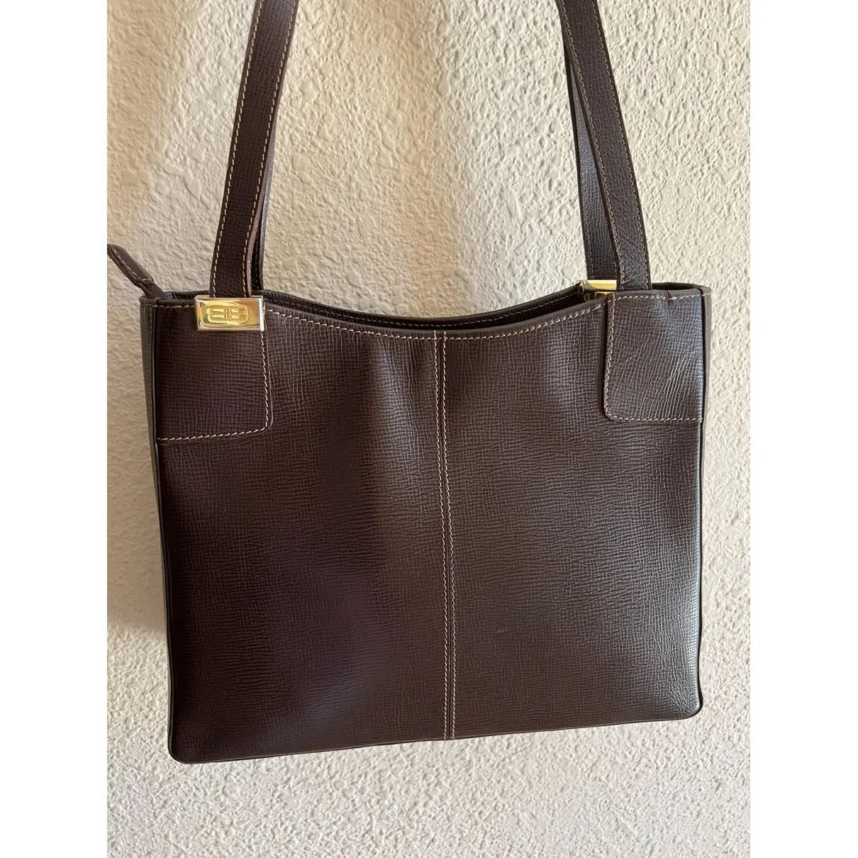 Cable leather handbag Balenciaga - Vintage