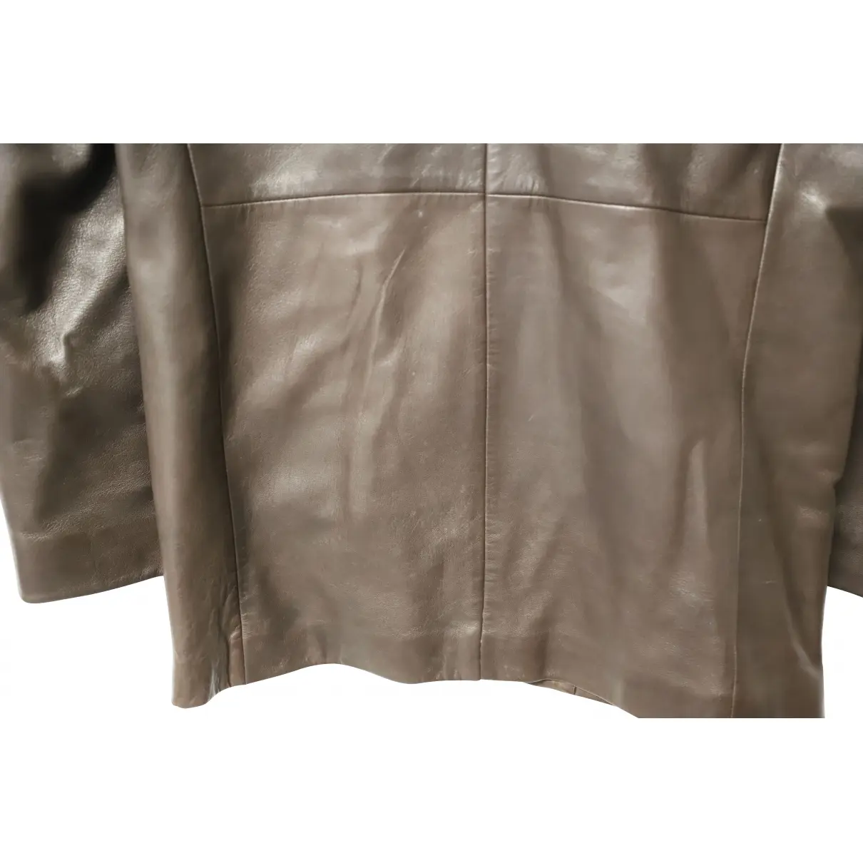 Leather jacket Calvin Klein Collection