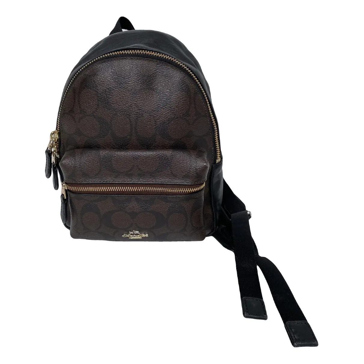 Campus leather backpack