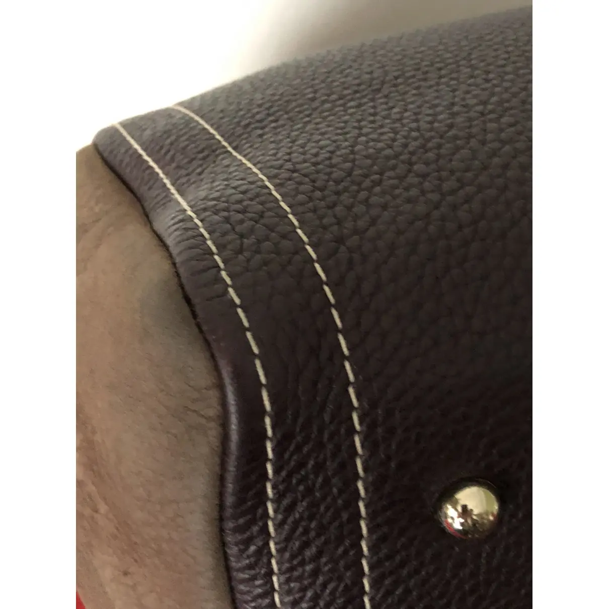 Leather handbag Carolina Herrera