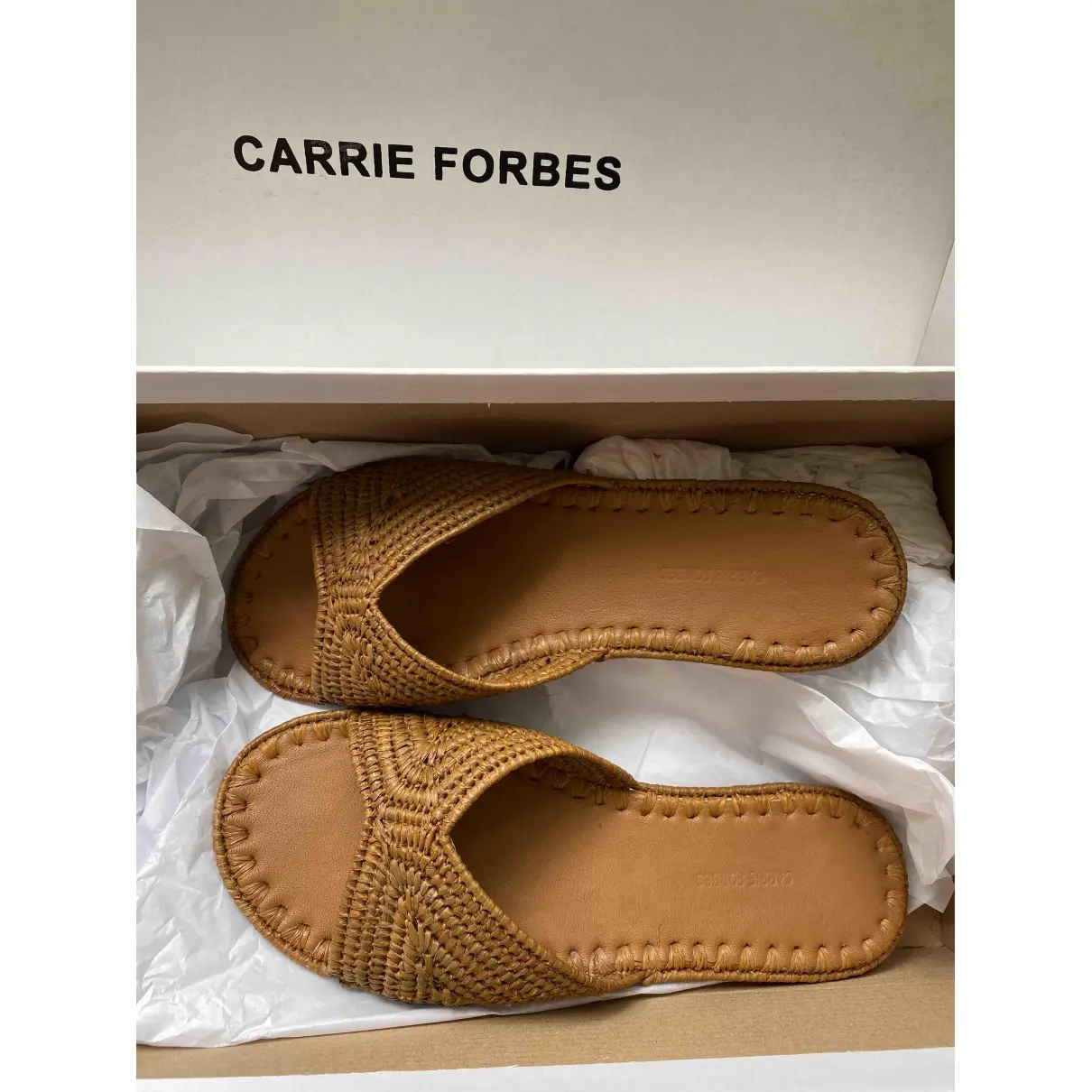 Leather flats Carrie Forbes