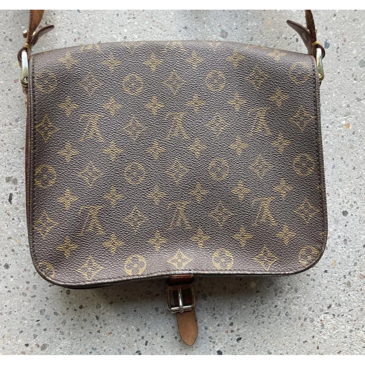 Buy Louis Vuitton Cartouchière leather crossbody bag online - Vintage