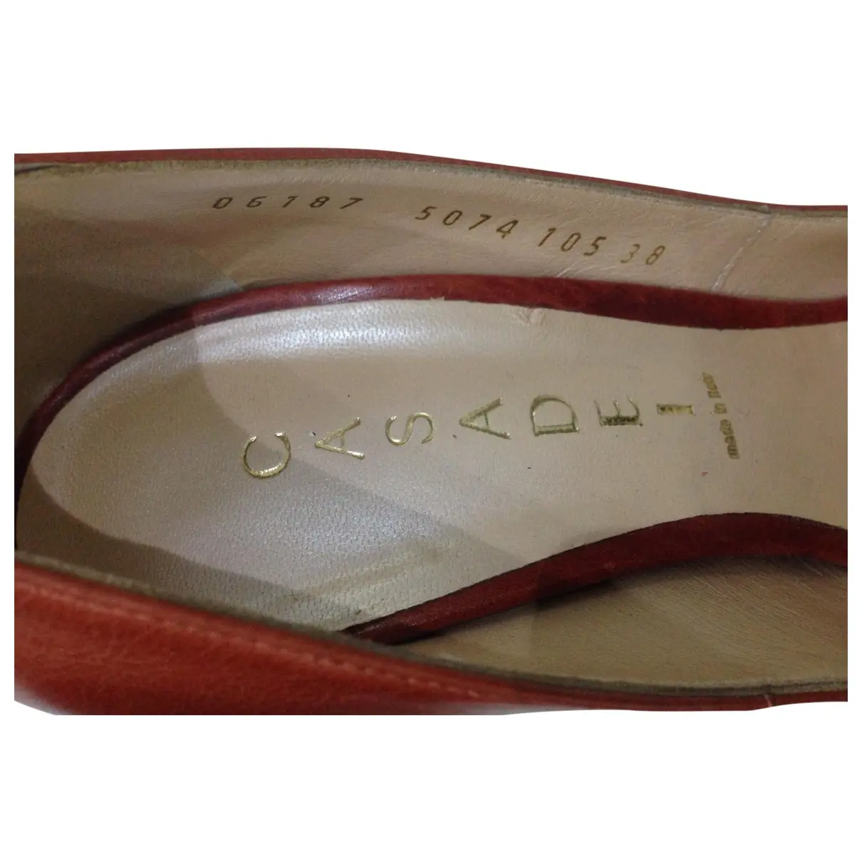 Buy Casadei Brown Leather Heels online