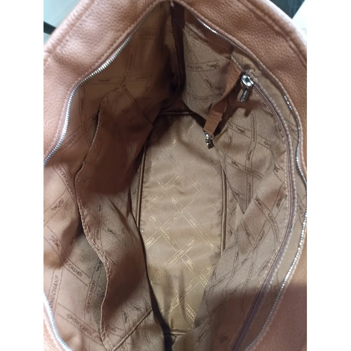Cavalcade leather handbag Longchamp