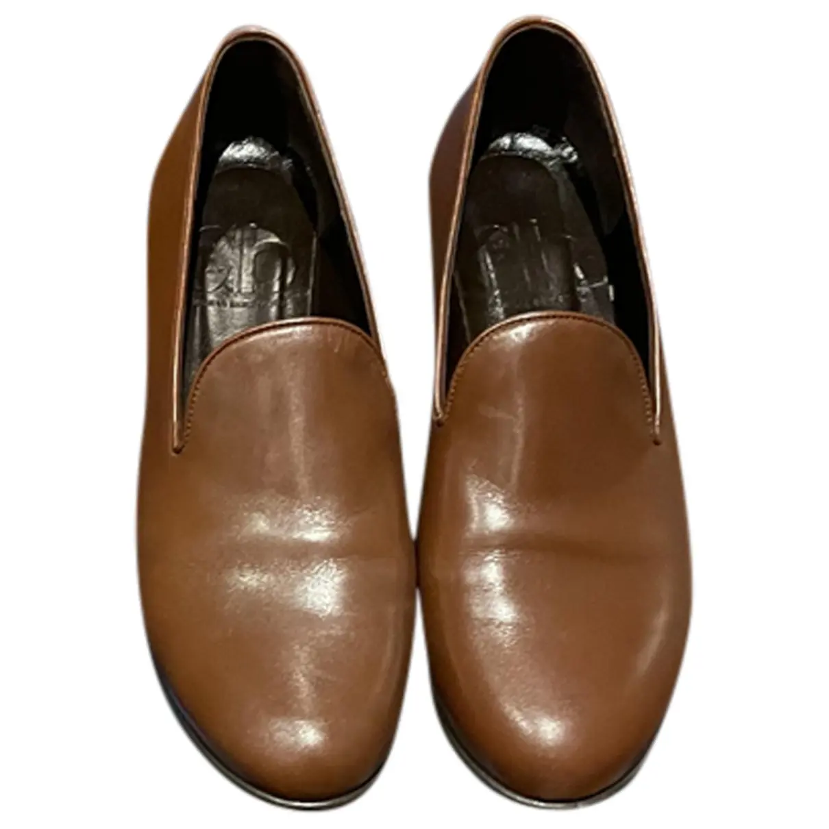 Leather flats C.B. Made In Italy