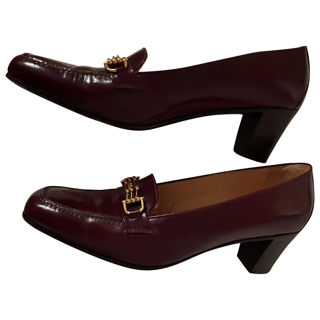 Leather heels Celine - Vintage
