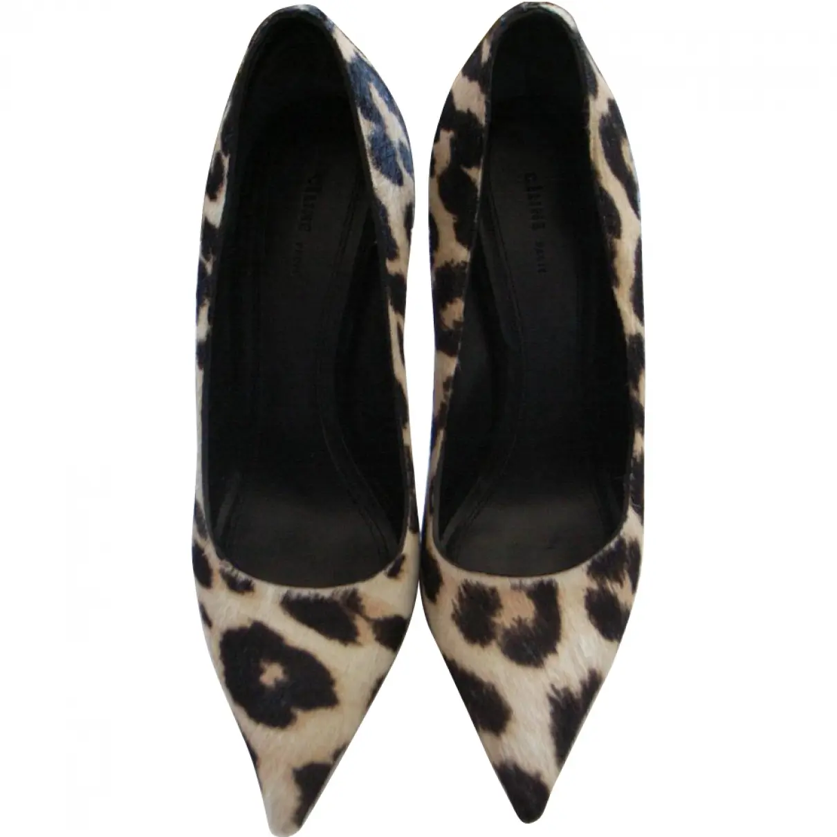 Leopard print Leather Heels Celine