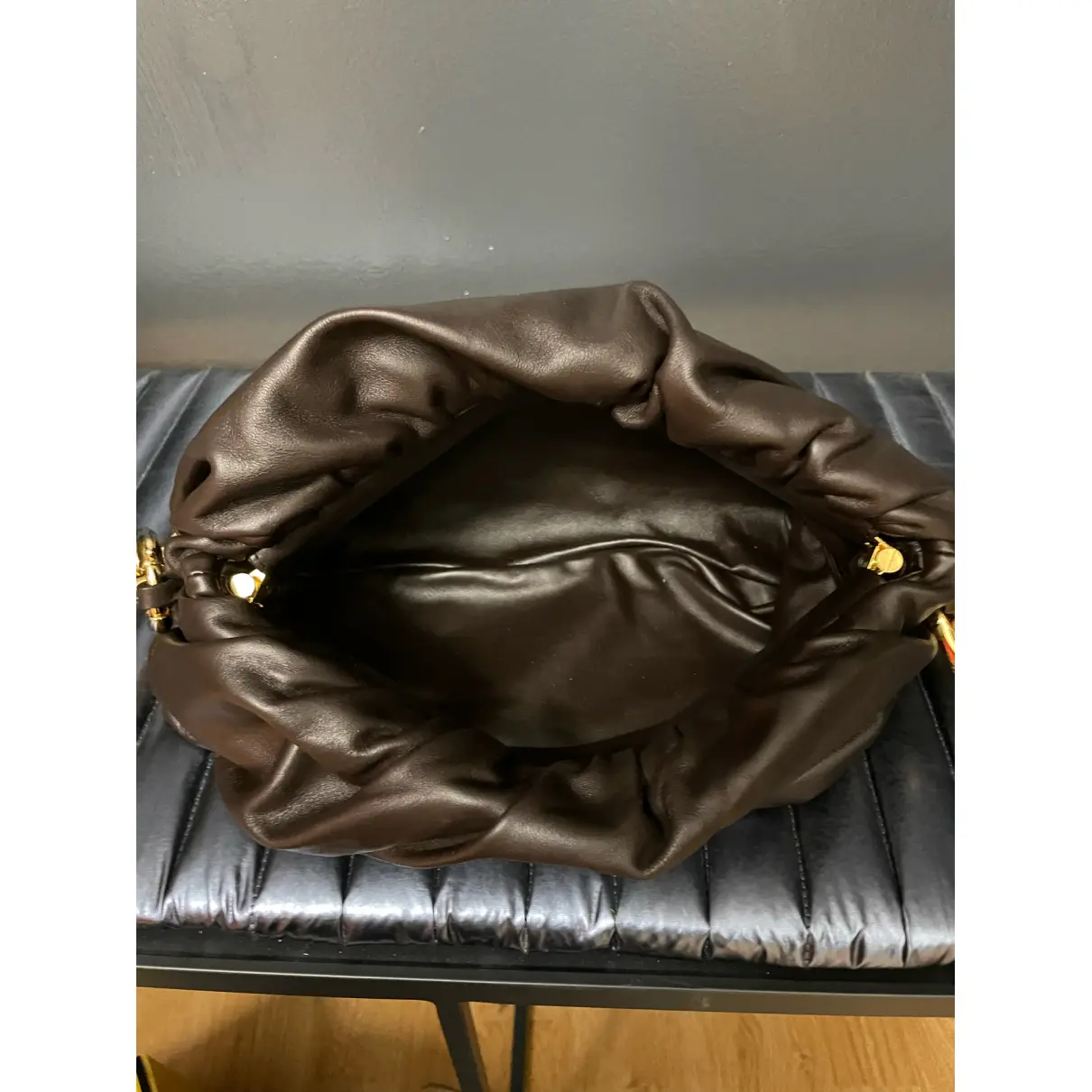 Chain Pouch leather handbag Bottega Veneta