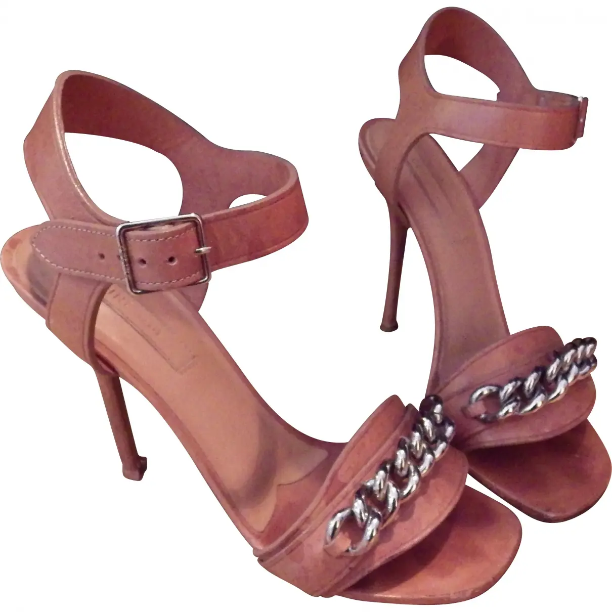 Brown Leather Sandals Celine