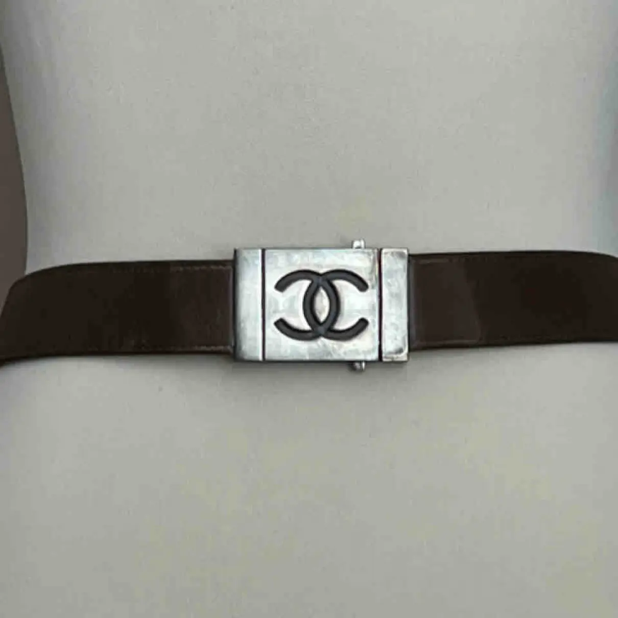 Leather belt Chanel - Vintage