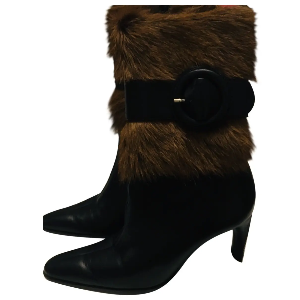 Leather ankle boots Charles Jourdan