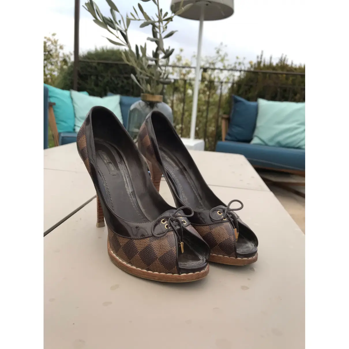 Buy Louis Vuitton Chérie leather heels online
