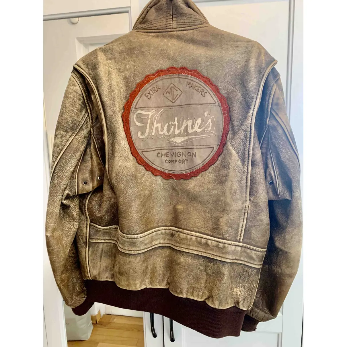 Chevignon Leather vest for sale - Vintage