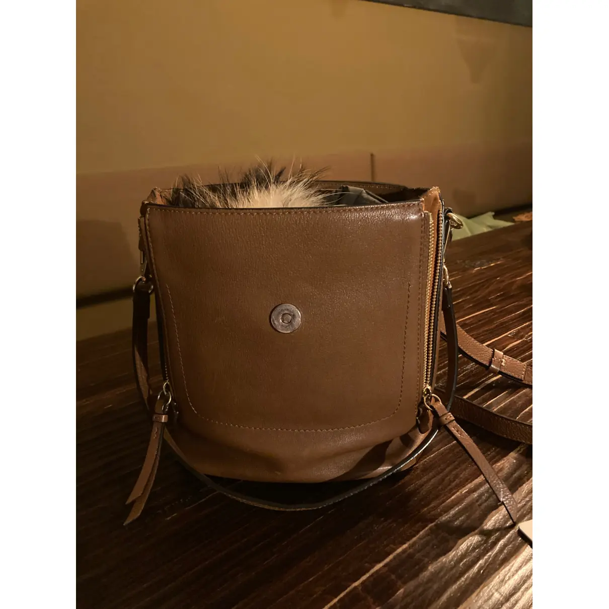 Leather backpack Chloé