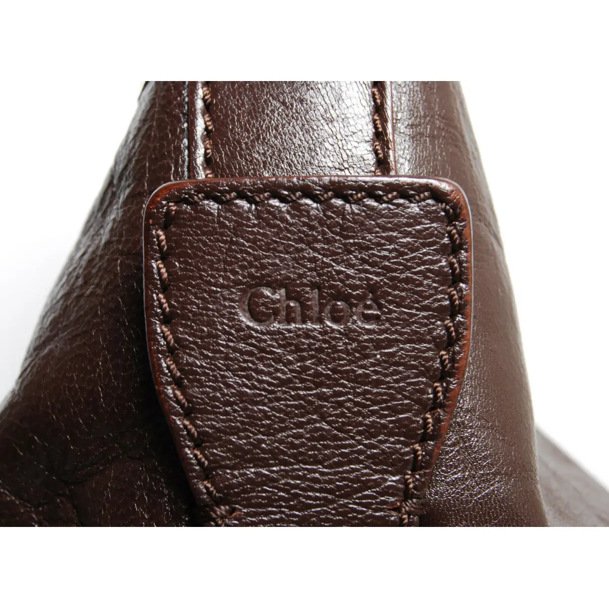Leather handbag Chloé
