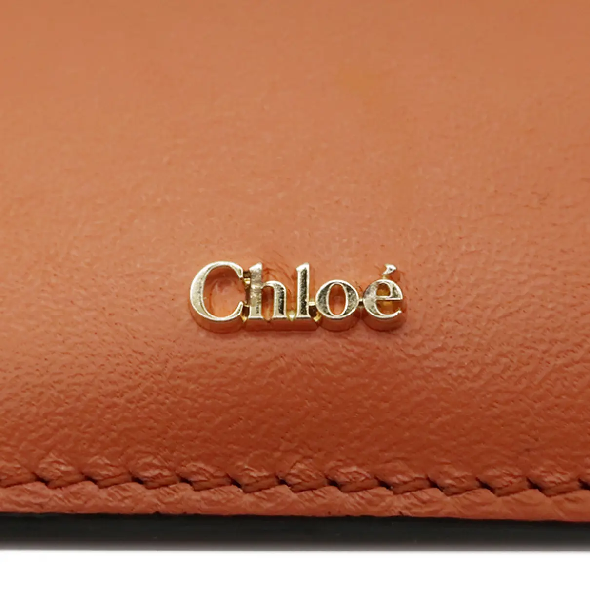 Leather card wallet Chloé
