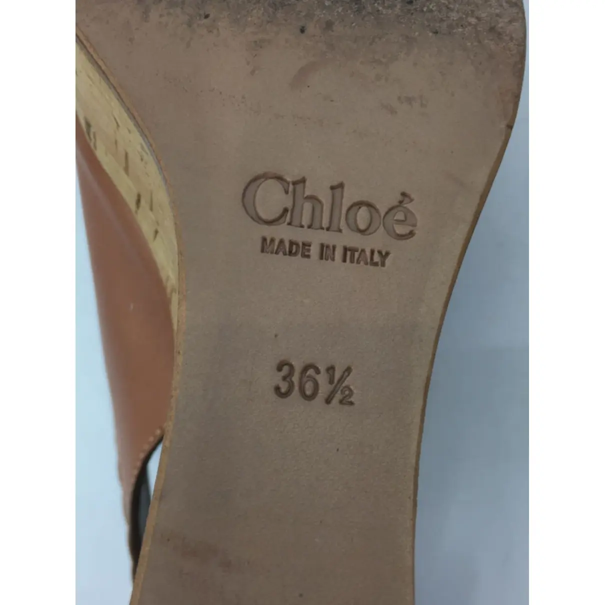Leather sandal Chloé