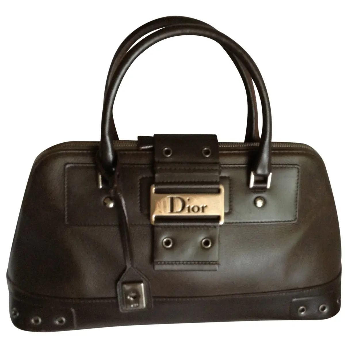 Leather handbag Christian Dior - Vintage