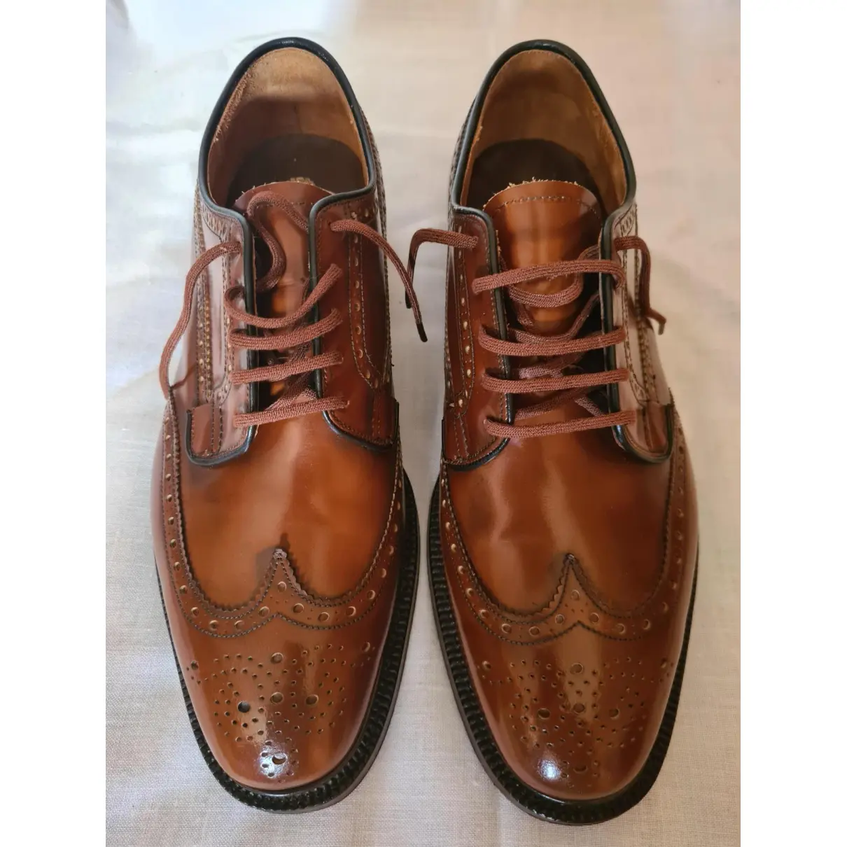 Leather lace ups Church's - Vintage