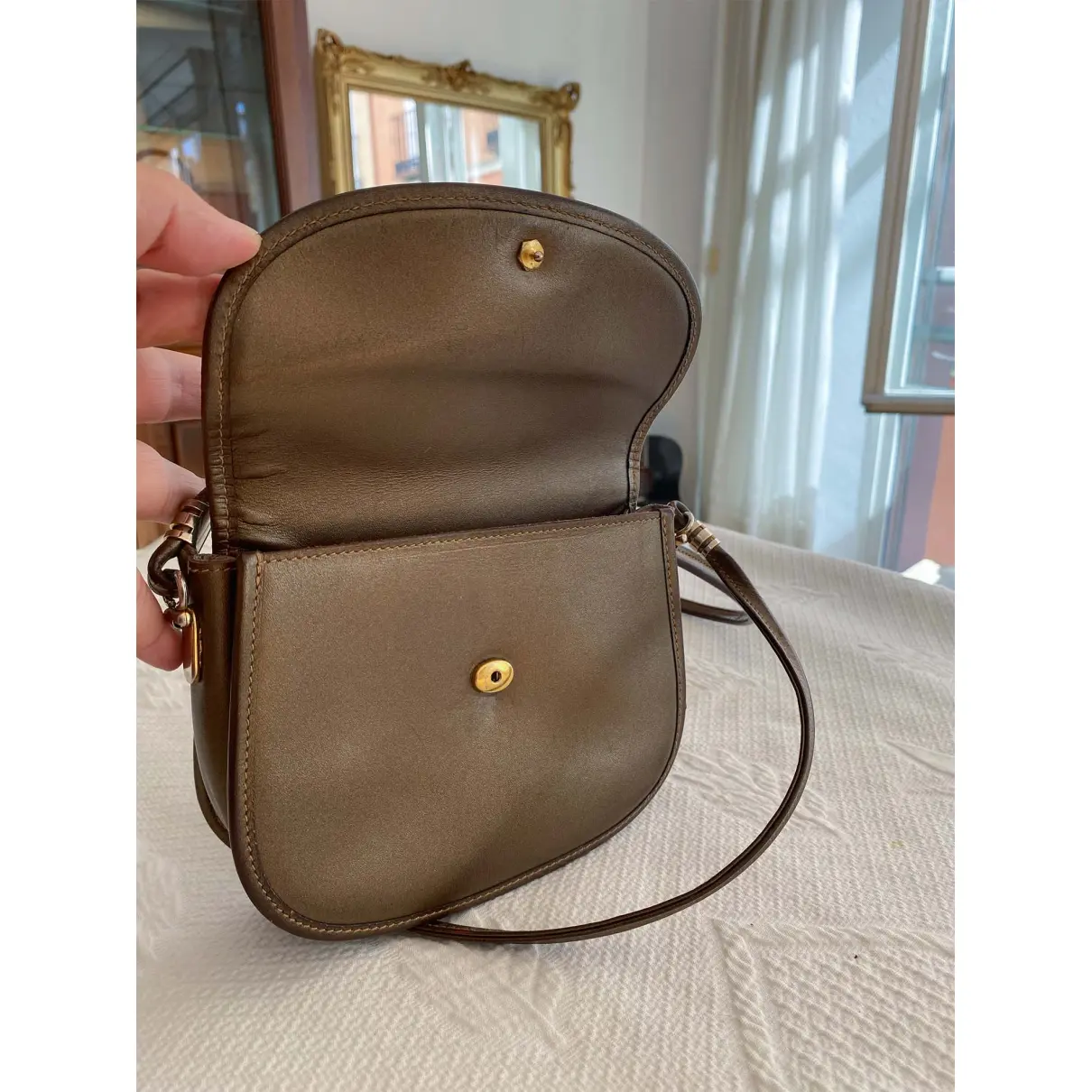 Classic leather handbag Celine - Vintage