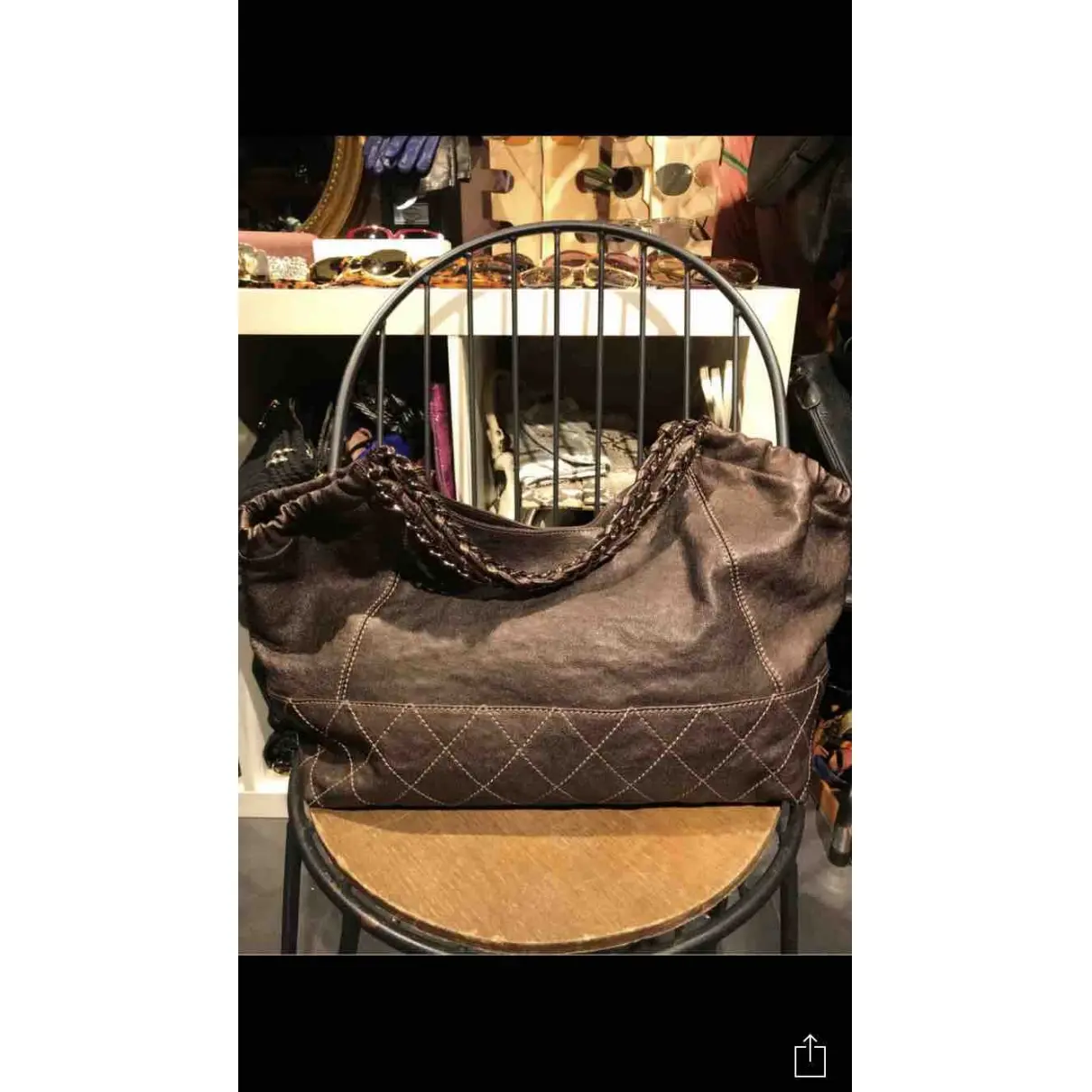 Chanel Coco Cabas leather handbag for sale - Vintage