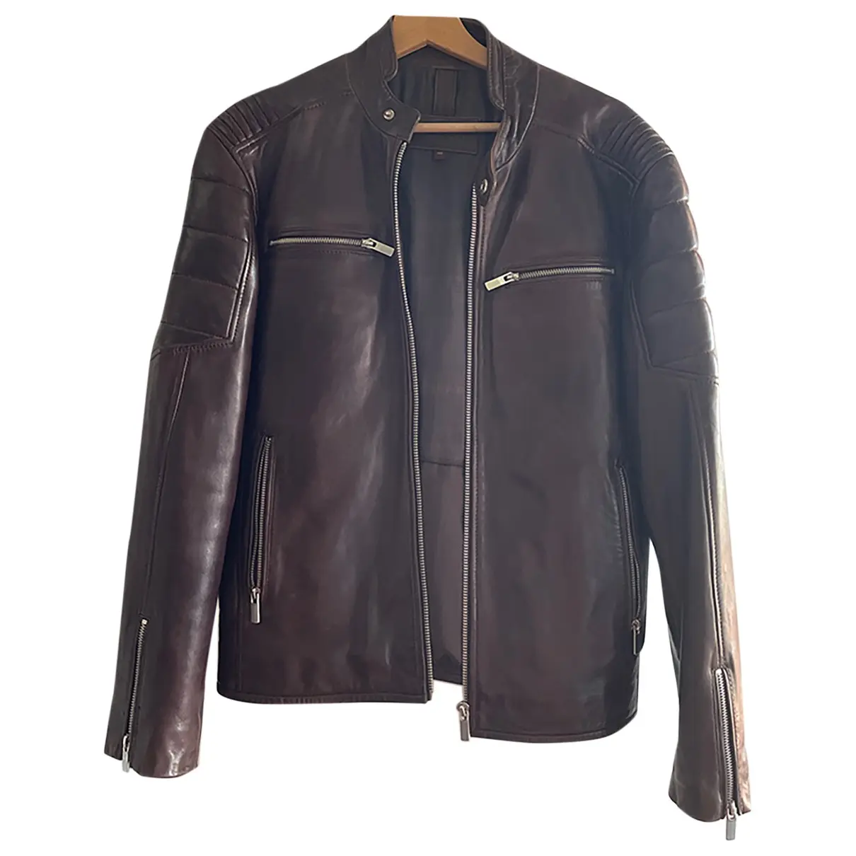 Leather jacket CONBIPEL