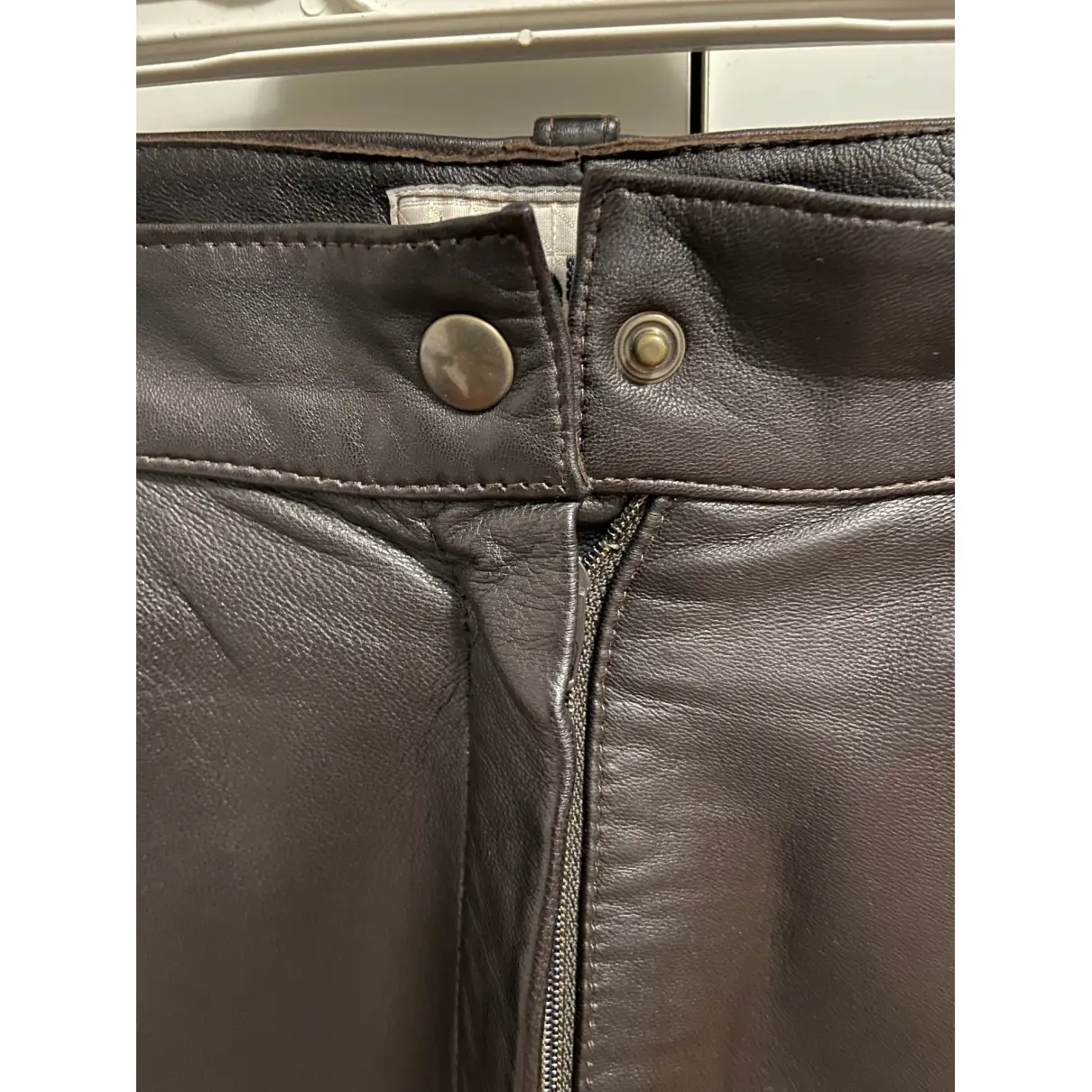 Leather trousers CONBIPEL