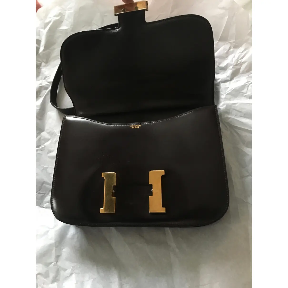 Constance leather handbag Hermès - Vintage