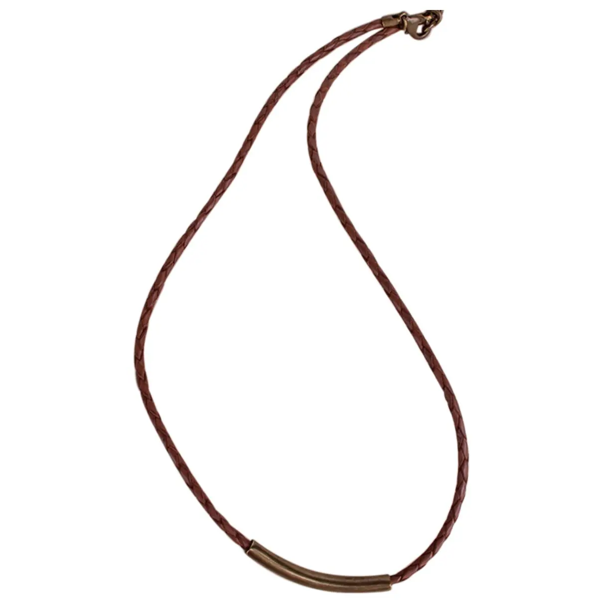 Leather necklace Coralie De Seynes