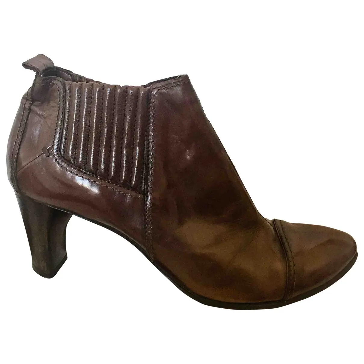 Leather ankle boots Costume National