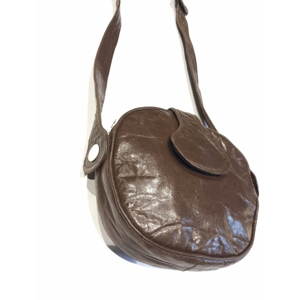 Leather handbag Courrèges - Vintage