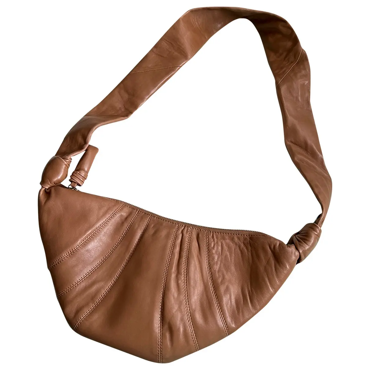 Croissant leather handbag Lemaire
