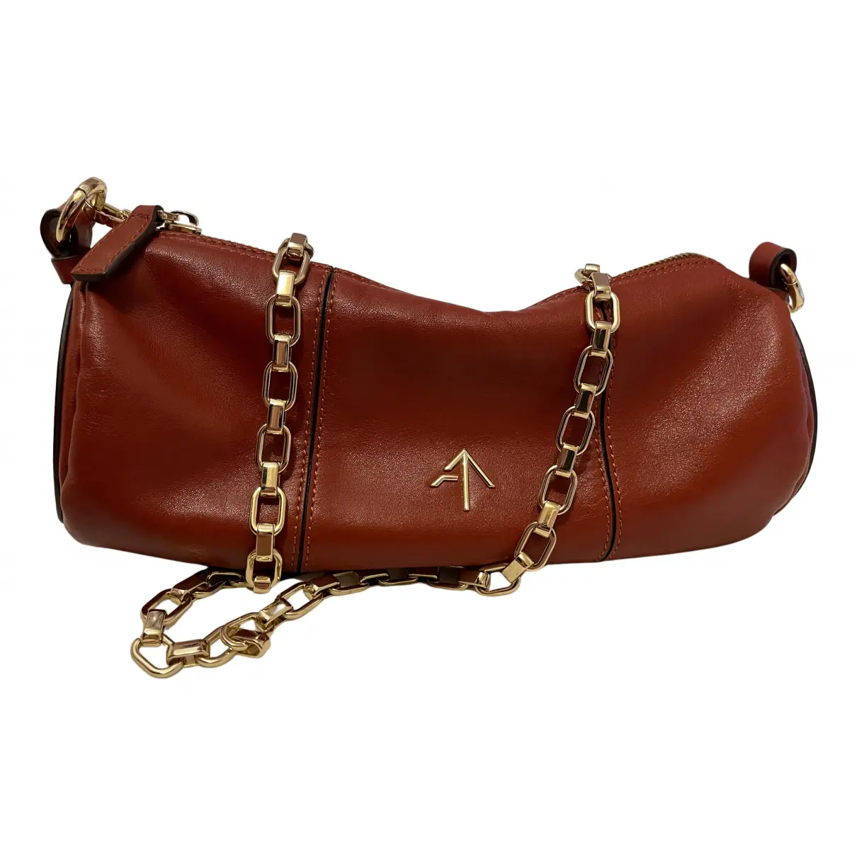 Cylinder leather handbag Manu Atelier