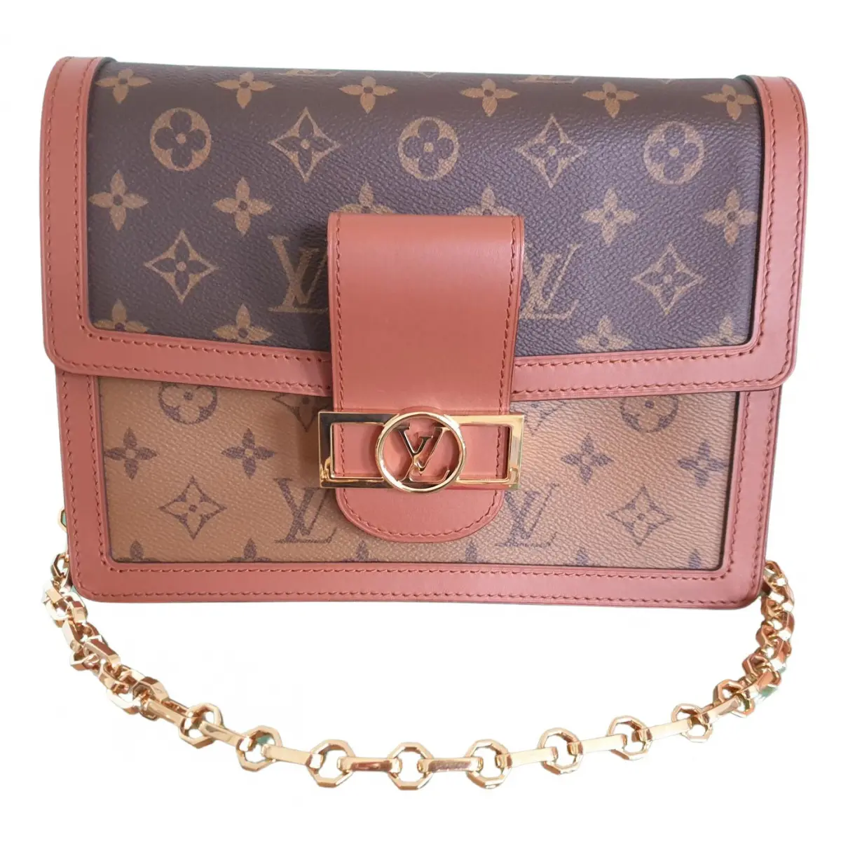 Dauphine MM leather handbag Louis Vuitton