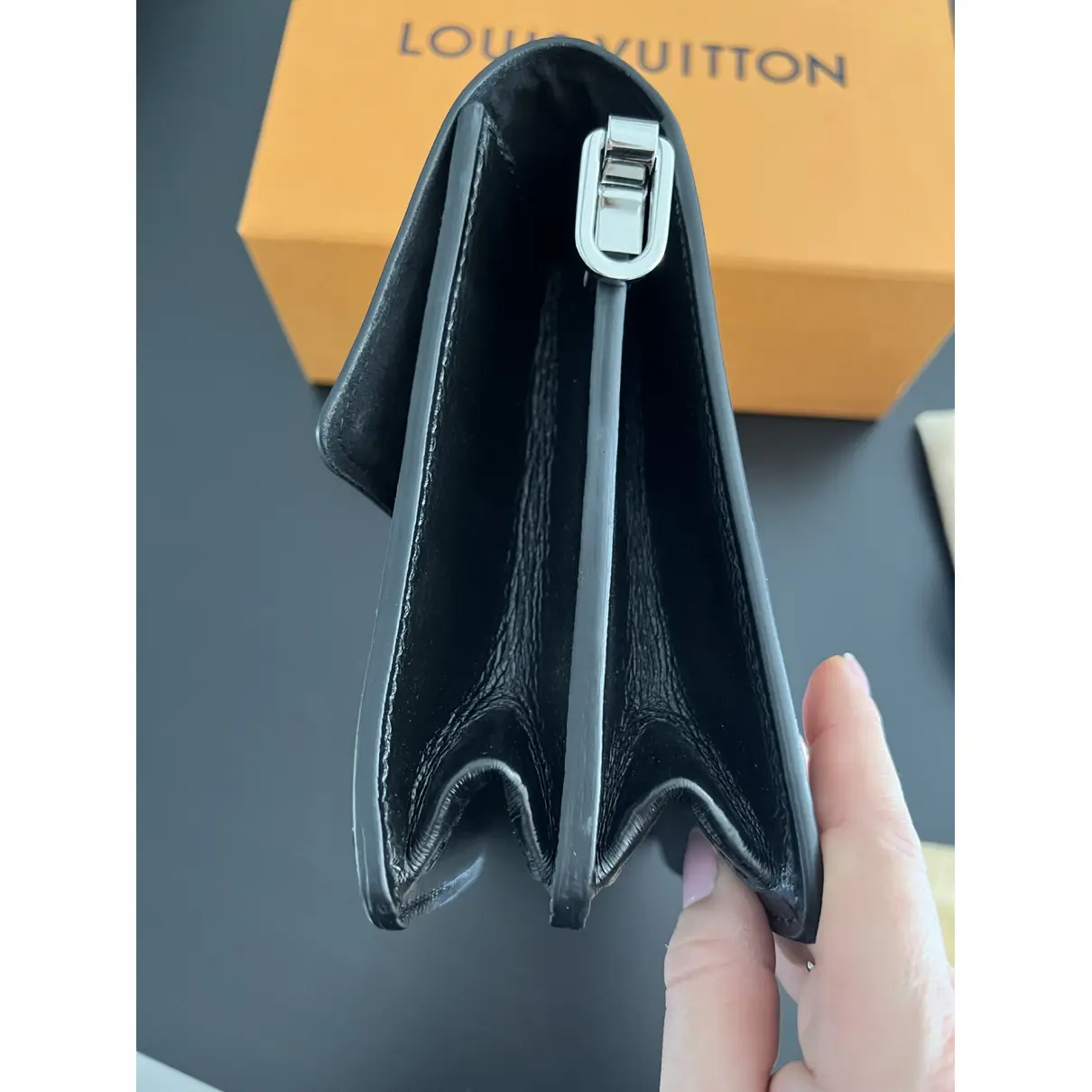 Dauphine leather crossbody bag Louis Vuitton