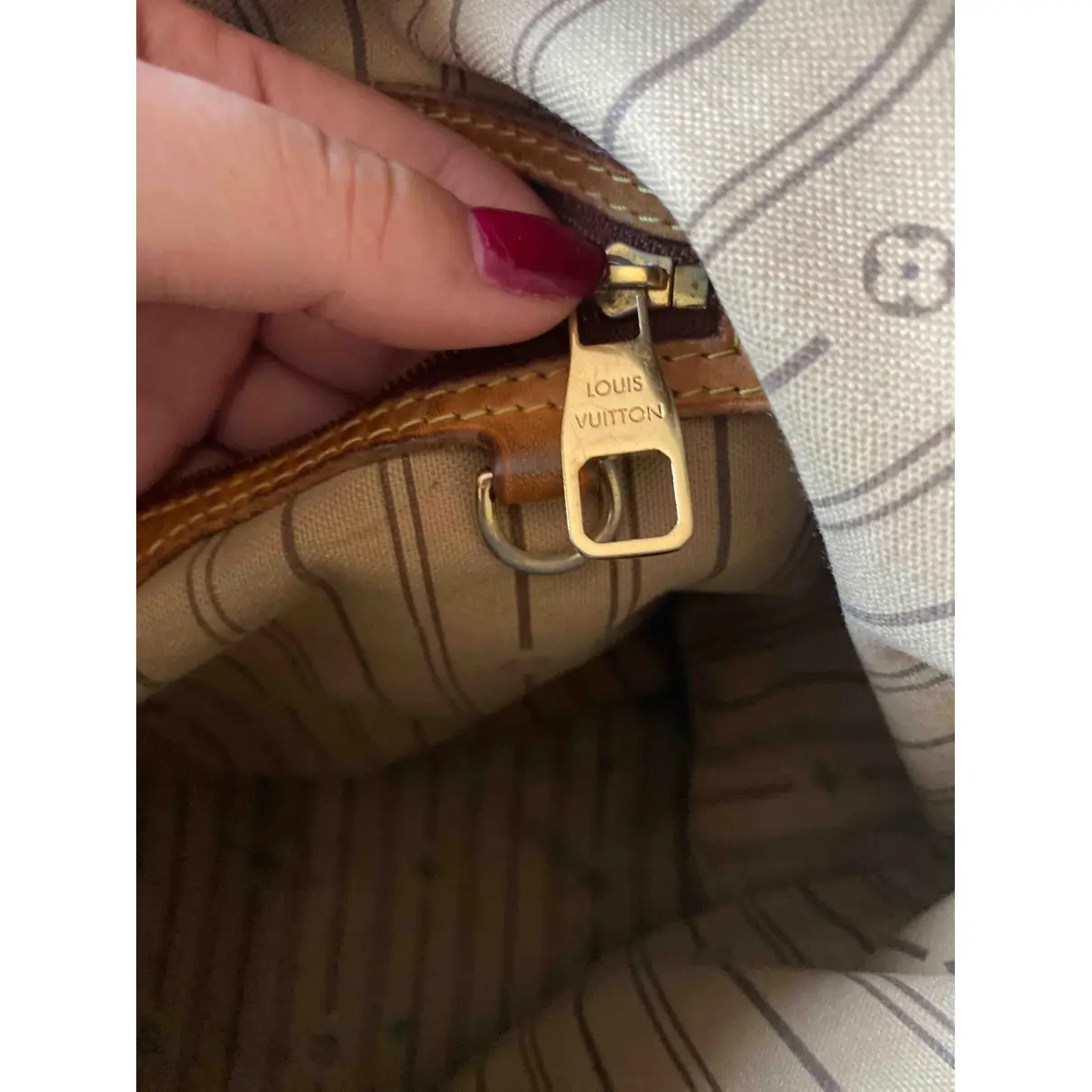 Delightful leather handbag Louis Vuitton - Vintage