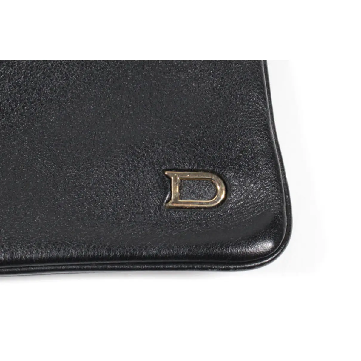Leather clutch bag Delvaux