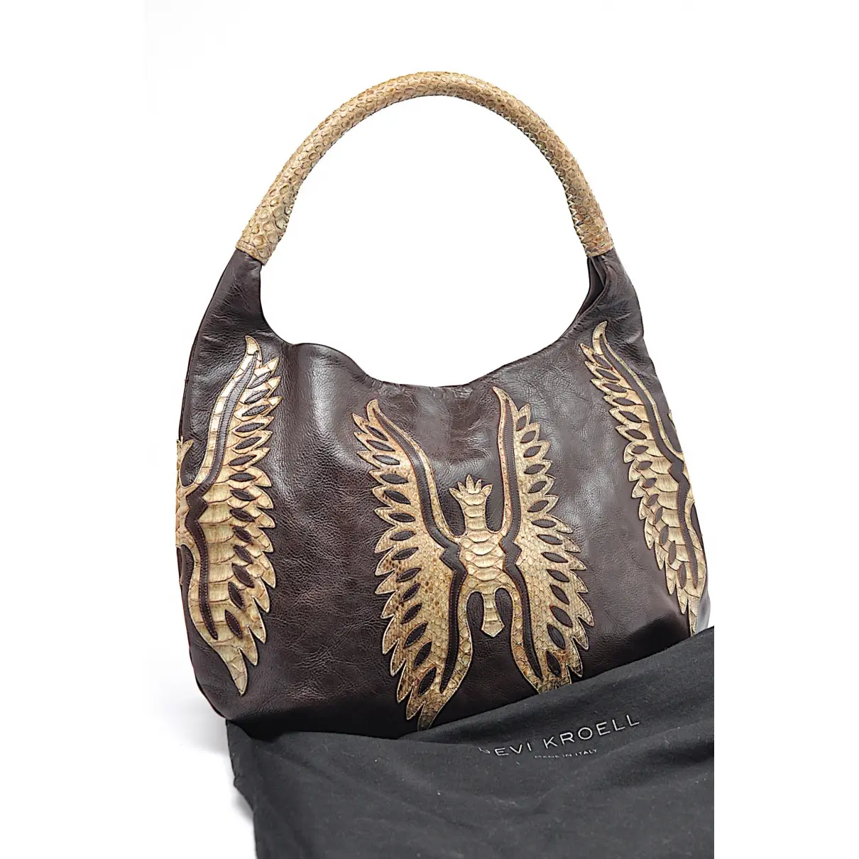 Leather handbag Devi Kroell