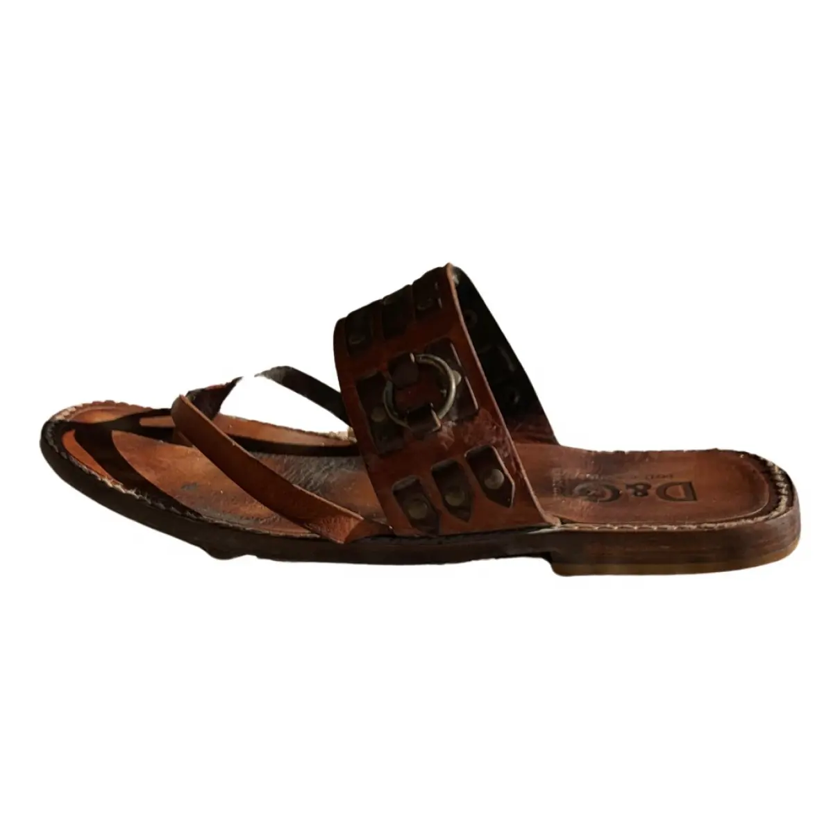 Leather sandal D&G