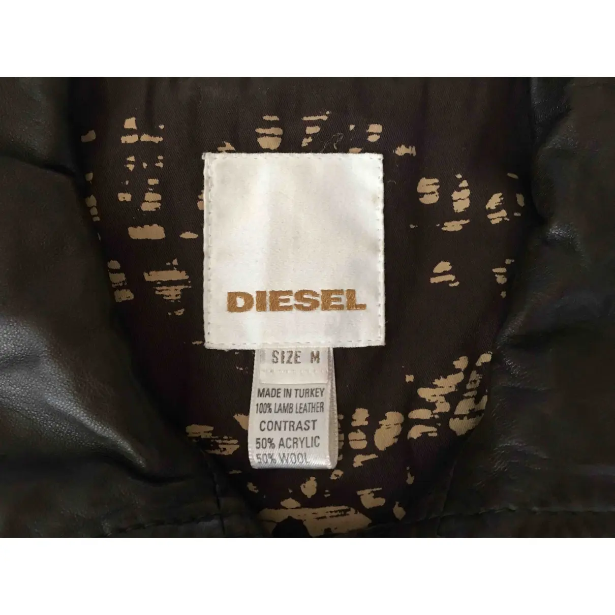 Buy Diesel Leather biker jacket online