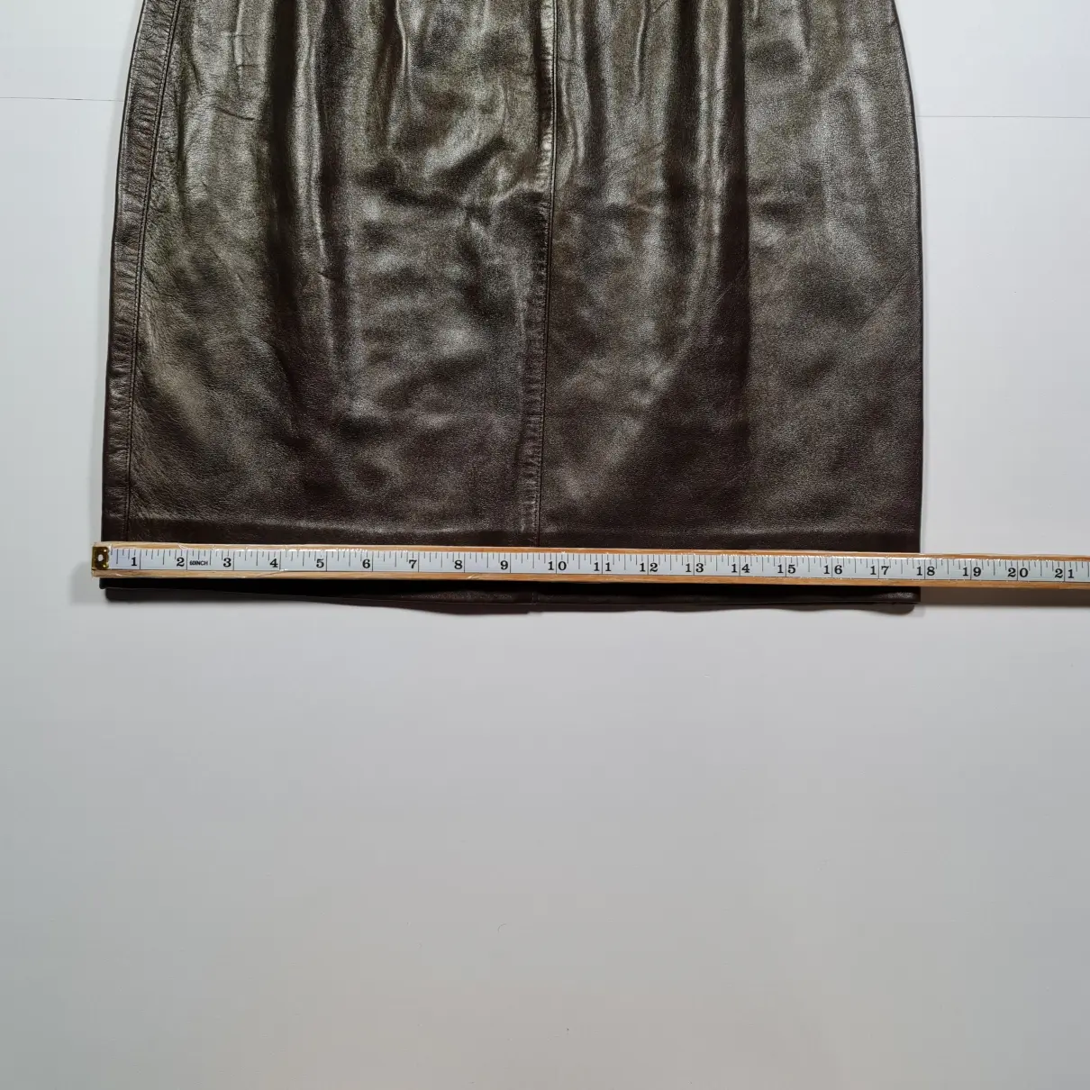 Leather mid-length skirt Dior