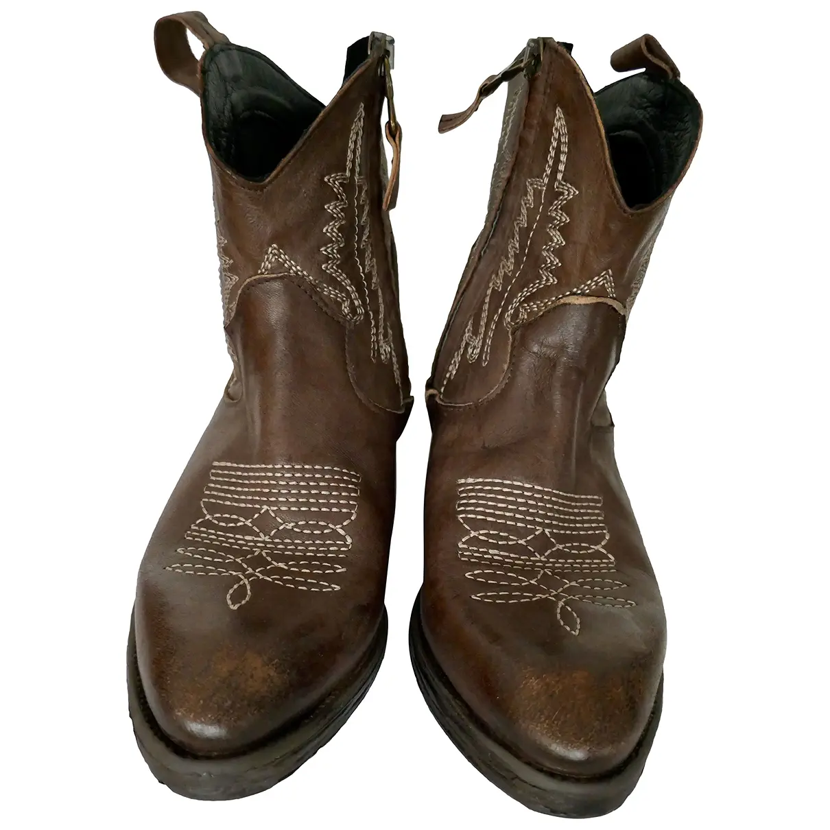 Leather western boots Divine Follie