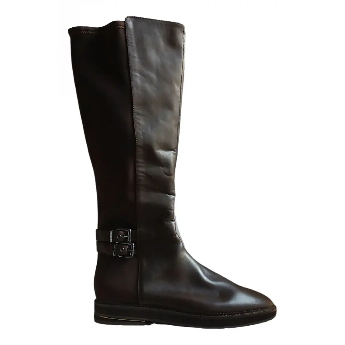 Leather riding boots Dkny